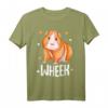 Meerschweinchen Wheek Damen Mädchen T-Shirt – Lustiges Haustier Geschenk für Meerschweinchenliebhaberinnen, Mamas & Tierfans zum Geburtstag & Weihnachten