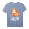 Meerschweinchen Wheek Damen Mädchen T-Shirt – Lustiges Haustier Geschenk für Meerschweinchenliebhaberinnen, Mamas & Tierfans zum Geburtstag & Weihnachten