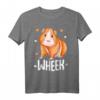 Meerschweinchen Wheek Damen Mädchen T-Shirt – Lustiges Haustier Geschenk für Meerschweinchenliebhaberinnen, Mamas & Tierfans zum Geburtstag & Weihnachten