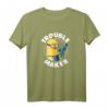 Despicable Me Minions Tim Troublemaker White Text T-Shirt - Offiziell lizenzierte Minions Kleidung für Kinder & Fans