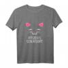 Schlafmütze Frauen Mädchen mit Katzen Motiv - Bequemes Schlafshirt für Morgenmuffel, Langschläfer & als Geschenk für Damen und Mädchen