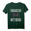 Zocken Reichet mir den Controller König PS5 Konsole Gamer T-Shirt – Lustiges Gaming T-Shirt für Zocker und E-Sport Fans