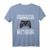Zocken Reichet mir den Controller König PS5 Konsole Gamer T-Shirt – Lustiges Gaming T-Shirt für Zocker und E-Sport Fans
