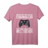 Zocken Reichet mir den Controller König PS5 Konsole Gamer T-Shirt – Lustiges Gaming T-Shirt für Zocker und E-Sport Fans