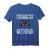 Zocken Reichet mir den Controller König PS5 Konsole Gamer T-Shirt – Lustiges Gaming T-Shirt für Zocker und E-Sport Fans