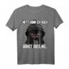 Lustiges Katzen Spruch T-Shirt – Ironisches Statement für Morgenmuffel, Nachtschichtler & Teenager