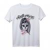 Santa Muerte Mexikanisches Skelett Gothic T-Shirt für Damen & Herren - Gruseliges Dia de los Muertos & Halloween Design