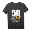 50. Geburtstag Männer Bier Humor T-Shirt - Lustiges Geschenk für Bierliebhaber & Partyoutfit zum Jubiläum