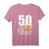 50. Geburtstag Männer Bier Humor T-Shirt - Lustiges Geschenk für Bierliebhaber & Partyoutfit zum Jubiläum