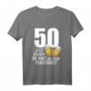 50. Geburtstag Männer Bier Humor T-Shirt - Lustiges Geschenk für Bierliebhaber & Partyoutfit zum Jubiläum