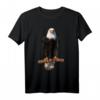 Adler-Aufdruck Tier Adlermotiv Weisskopfseeadler T-Shirt - Klassisch geschnitten, hochwertiges Wildlife-Motiv