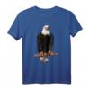 Adler-Aufdruck Tier Adlermotiv Weisskopfseeadler T-Shirt - Klassisch geschnitten, hochwertiges Wildlife-Motiv