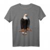 Adler-Aufdruck Tier Adlermotiv Weisskopfseeadler T-Shirt - Klassisch geschnitten, hochwertiges Wildlife-Motiv