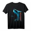Megalodon Motiv Urzeit Hai T-Shirt mit Rückenflosse und Zähnen – Monster Hai Design für Meeresfans