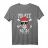 Pirat Mama Jolly Roger Familie Matching T-Shirt – Perfektes Piraten-Outfit für Piratennacht, Schule & Party