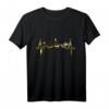 Las Vegas Skyline Herzschlag T-Shirt – Für Poker-, Casino- und Vegas-Fans, perfekt als Souvenir & für Reisen nach Nevada
