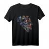 Marvel Avengers Endgame Action Pose Logo Graphic T-Shirt – Offiziell Lizenzierte Marvel Fanbekleidung für Superhelden-Liebhaber