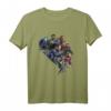 Marvel Avengers Endgame Action Pose Logo Graphic T-Shirt – Offiziell Lizenzierte Marvel Fanbekleidung für Superhelden-Liebhaber