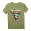 Lausbua T-Shirt Herren & Jungen mit Hirsch & Edelweiß – Lustiges Trachtenshirt für Oktoberfest, Wiesn & Volksfest in Bayern & Österreich