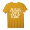 Sprüche Fun T-Shirt 'Ich bin kein Klugscheisser' - Lustiges Motiv für Damen und Herren, Perfekt für Party, Freizeit & als Geschenk