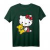 Hello Kitty Mit Teddybär T-Shirt - Offiziell lizenziertes Sanrio Fan-Shirt für Kinder und Fans