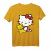 Hello Kitty Mit Teddybär T-Shirt - Offiziell lizenziertes Sanrio Fan-Shirt für Kinder und Fans