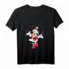 HapPanda Disney Minnie Mouse Hello Christmas Holiday Kurzarm T-Shirt – Festliches Geschenk für Männer, Frauen, Jungen und Mädchen