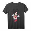 HapPanda Disney Minnie Mouse Hello Christmas Holiday Kurzarm T-Shirt – Festliches Geschenk für Männer, Frauen, Jungen und Mädchen