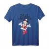HapPanda Disney Minnie Mouse Hello Christmas Holiday Kurzarm T-Shirt – Festliches Geschenk für Männer, Frauen, Jungen und Mädchen