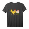 HapPanda Peter & Chicken Fighting T-Shirt – Lustiges Geschenk für Männer mit Humor für den besonderen Tag