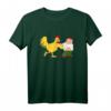 HapPanda Peter & Chicken Fighting T-Shirt – Lustiges Geschenk für Männer mit Humor für den besonderen Tag