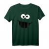 HapPanda Cookie Monster Face T-Shirt – Offiziell lizenzierte Sesame Street Bekleidung in verschiedenen Styles