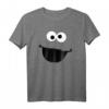 HapPanda Cookie Monster Face T-Shirt – Offiziell lizenzierte Sesame Street Bekleidung in verschiedenen Styles