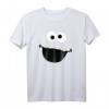 HapPanda Cookie Monster Face T-Shirt – Offiziell lizenzierte Sesame Street Bekleidung in verschiedenen Styles