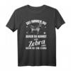 Zebra Wildlife Tropic Wilderness Kostüm Geschenk - Safari Design T-Shirt für Tierfreunde, Zoo, Kinder & Erwachsene