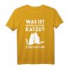Was ist besser als eine Katze Shirt – Lustiges Katzen T-Shirt Geschenk für Katzenfans und Tierliebhaber zu Weihnachten & Geburtstag