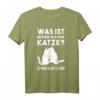 Was ist besser als eine Katze Shirt – Lustiges Katzen T-Shirt Geschenk für Katzenfans und Tierliebhaber zu Weihnachten & Geburtstag
