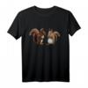Eichhörnchen Pärchen mit Nuss T-Shirt – Süßes Waldtier Motiv als Geschenkidee für Kinder, Mädchen, Jungen, Frauen und Männer