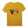 Eichhörnchen Pärchen mit Nuss T-Shirt – Süßes Waldtier Motiv als Geschenkidee für Kinder, Mädchen, Jungen, Frauen und Männer