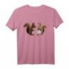 Eichhörnchen Pärchen mit Nuss T-Shirt – Süßes Waldtier Motiv als Geschenkidee für Kinder, Mädchen, Jungen, Frauen und Männer