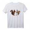Eichhörnchen Pärchen mit Nuss T-Shirt – Süßes Waldtier Motiv als Geschenkidee für Kinder, Mädchen, Jungen, Frauen und Männer