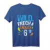 Kinder Wild - Frech & endlich 6 Geburtstag Jungen Geschenk T-Shirt für den perfekten Kindergeburtstag