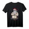 Santa Claus Weihnachtsoutfit Herren - Lustiges Weihnachts-T-Shirt mit Mütze für Weihnachten & Silvester, perfekte Geschenkidee für Herren