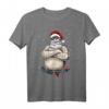Santa Claus Weihnachtsoutfit Herren - Lustiges Weihnachts-T-Shirt mit Mütze für Weihnachten & Silvester, perfekte Geschenkidee für Herren
