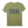 USA T-Shirt für Herren, Frauen und Kinder mit Flagge – Patriotische Amerika Kleidung in 5 Farben als Geschenk