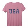USA T-Shirt für Herren, Frauen und Kinder mit Flagge – Patriotische Amerika Kleidung in 5 Farben als Geschenk