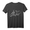 187 Handzeichen T-Shirt - Klassisch geschnitten, doppelt genähter Saum, Streetwear-Style