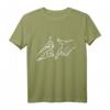 187 Handzeichen T-Shirt - Klassisch geschnitten, doppelt genähter Saum, Streetwear-Style