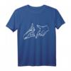 187 Handzeichen T-Shirt - Klassisch geschnitten, doppelt genähter Saum, Streetwear-Style
