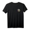 Niedliches Waschbär Marder Brusttasche Raccoon T-Shirt – Perfekt für Tierliebhaber und Raccoon Fans